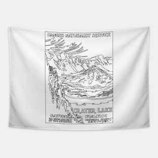 CRATER LAKE Tapestry