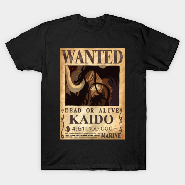 Kaido Bounty One Piece T Shirt Teepublic