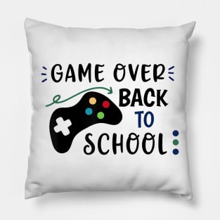 Game Over Back To School Pillow