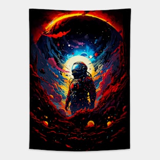 Space Exploration, Cosmos Atmosphere. Tapestry