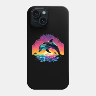 Dolphin Silhoutte Phone Case