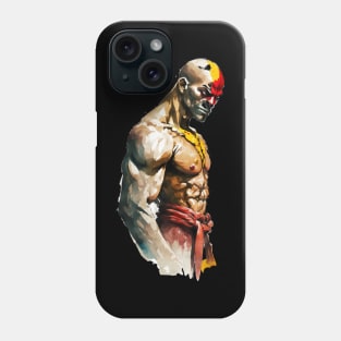 Dhalsim Street Fighter Watercolor - Original Artwork Phone Case