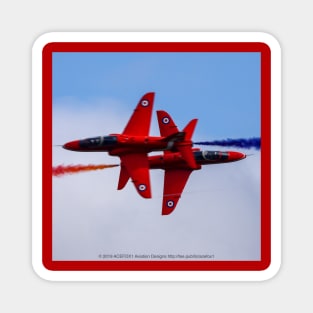 RAF Red Arrows Crossing Magnet