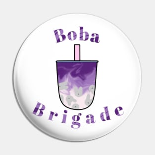 Boba Brigade Rabbit Taro Milk Tea Pin