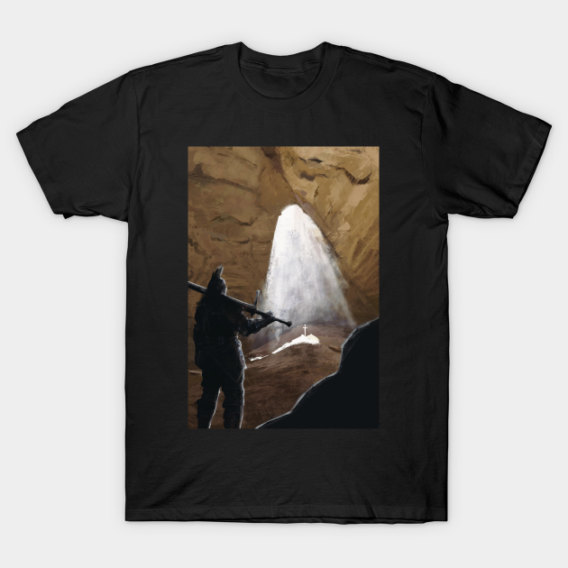 Discover Warrior in the cave - Knight - T-Shirt