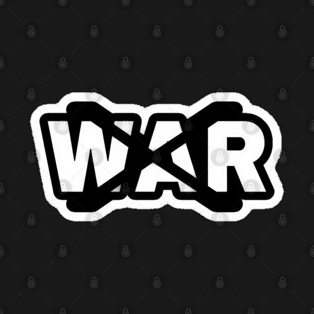 X WAR Sticker - Back by SubversiveWare