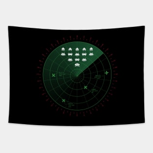 Air Space Invaders Tapestry