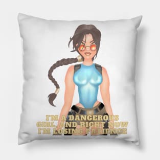 Tomb Raider (I'm losing patience) Pillow