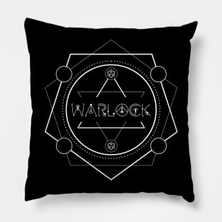 Warlock Character Class TRPG Tabletop RPG Gaming Addict Pillow