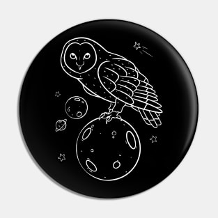 Space Owl Pin