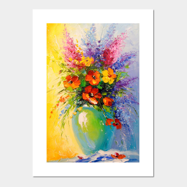 Bouquet Of Meadow Flowers Bouquet Of Meadow Flowers Posters