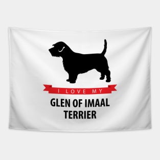 I Love My Glen of Imaal Terrier Tapestry