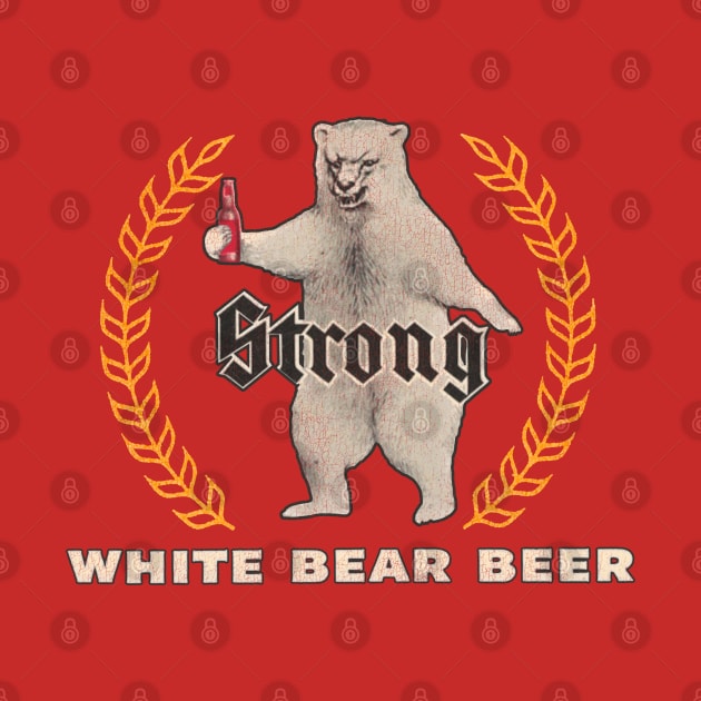 White Bear Beer Retro Defunct Breweriana by darklordpug