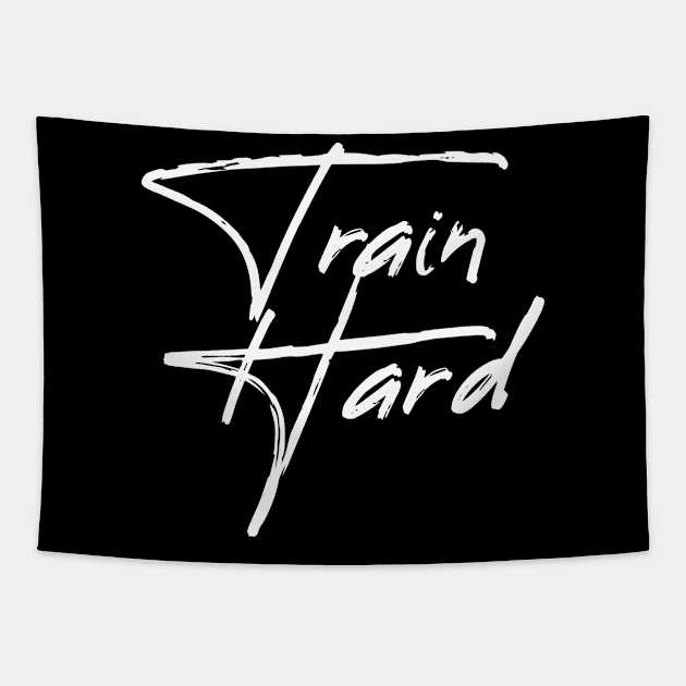 Train Hard Tapestry by MK31 Design