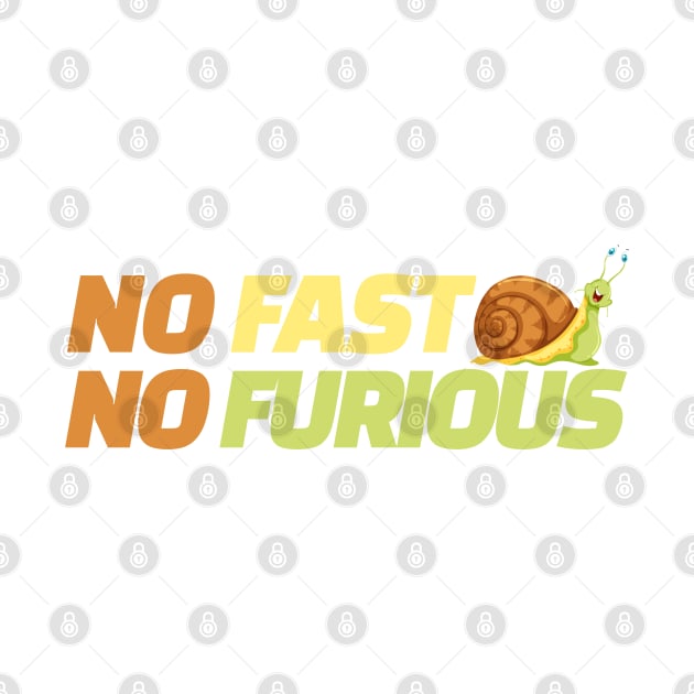 NO FAST NO FURIOUS by HassibDesign