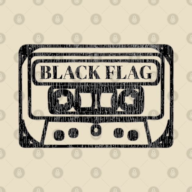 Black flag cassette by Scom