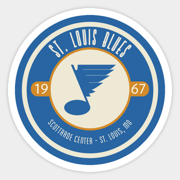 St. Louis Blues NHL Logo Sticker