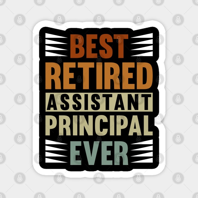 Retired Assistant Principal Magnet by Peter smith