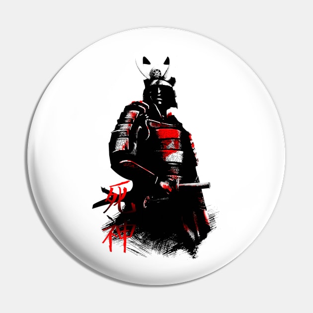 Shinigami Samurai Pin by GraphicsGarageProject