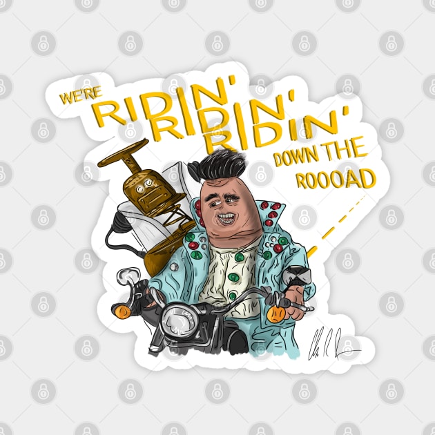 The GodThumb: Electro Robo Boogie 2 Magnet by 51Deesigns