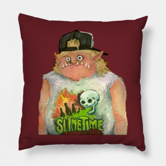 OGRE TEEN Pillow by The Comedy Button