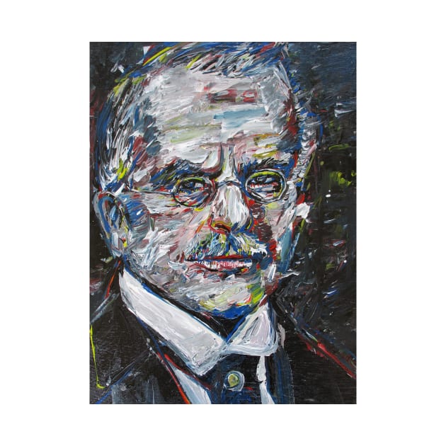 CARL JUNG acrylic portrait .2 by lautir