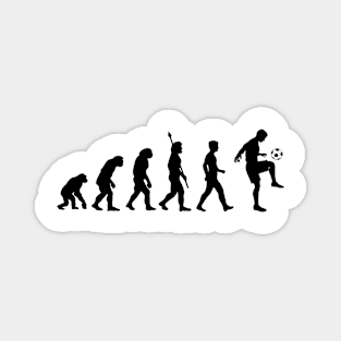 Evolution of the football player Magnet