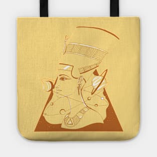 Terracotta Nefertiti and The Stars Tote