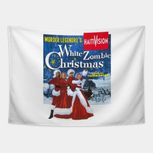 White Zombie Christmas Tapestry