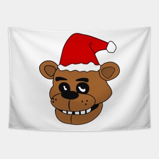 Five Nights At Freddy's Inspired Santa Claus FNAF Freddy Fazbear Tapestry