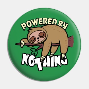 Funny Lazy Kawaii Cute Sloth Lover Cartoon Meme Pin