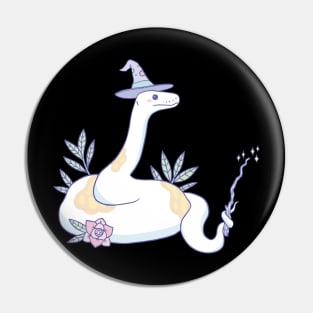 snek wizard casting a spell design Pin