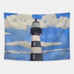 Bodie Lighthouse on Cape Hatteras National Seashore Tapestry