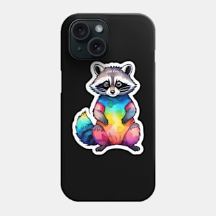 Raccoon Watercolor Phone Case