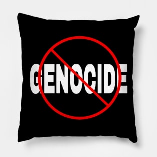 🚫 GENOCIDE - Front Pillow