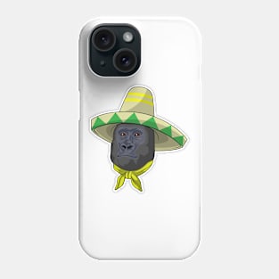 Monkey with Straw hat Phone Case