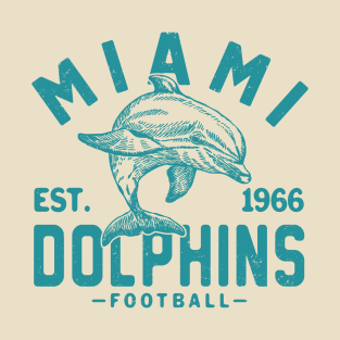 Vintage Miami Dolphins 3 by Buck Tee T-Shirt