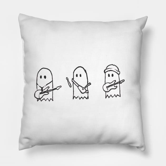 Ghosties Pillow by arttavern