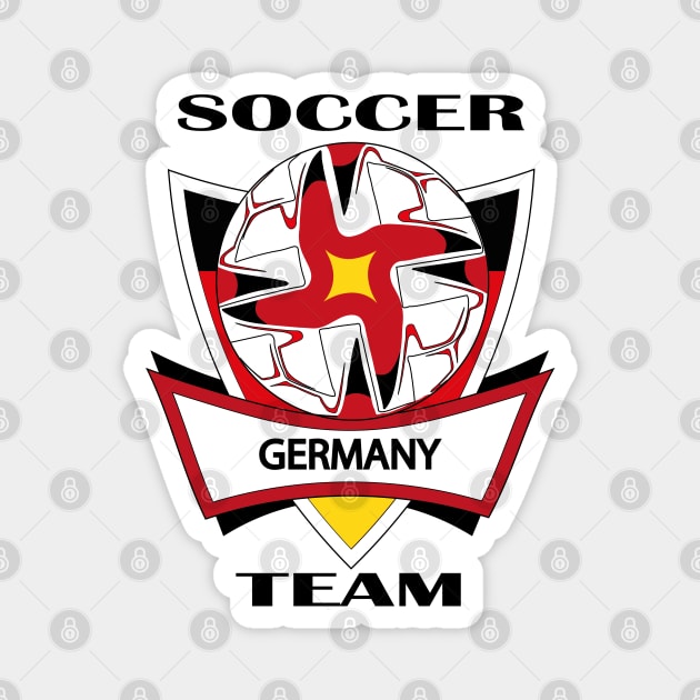 German Soccer Team Magnet by GilbertoMS