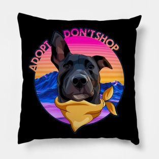 Adopt don't shop Pillow