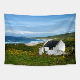 Another angle on Whitepark Bay, Antrim, Northern Ireland Tapestry