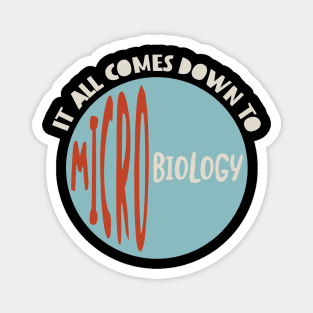 It All Comes Down to Microbiology Magnet