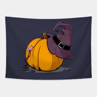 Pumpkin & Spice & Everything Halloween Tapestry