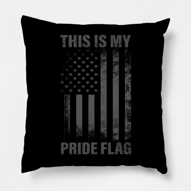 This Is My Pride Flag Pillow by vintage-corner