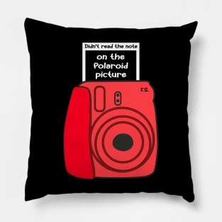 The Very First Night Polaroid Pillow