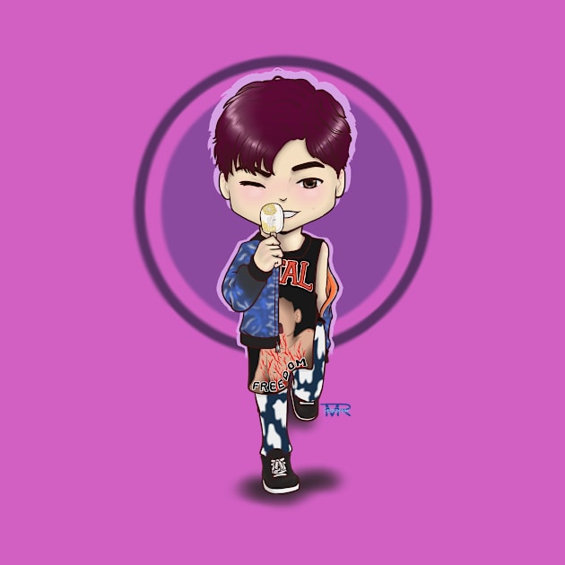 BTS- Rapmaster chibi by ieL's Corner