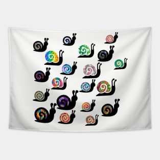 Colourful Snails Tapestry