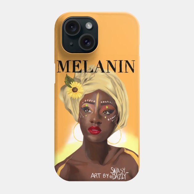 MELANIN Phone Case by snasydazzy