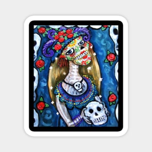 La Catrina Day Of the Dead Magnet