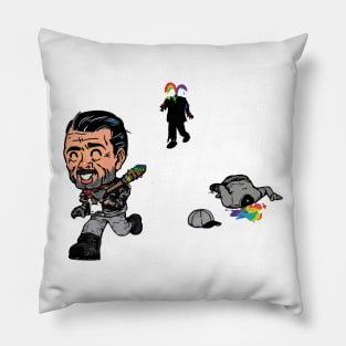 Negan Spreading Rainbow Pillow